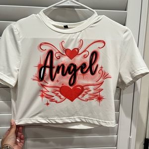 Angel crop top